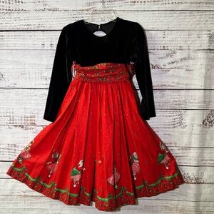 Vintage 2004  Sweet Ballet Christmas All In A Row  Holiday Dress